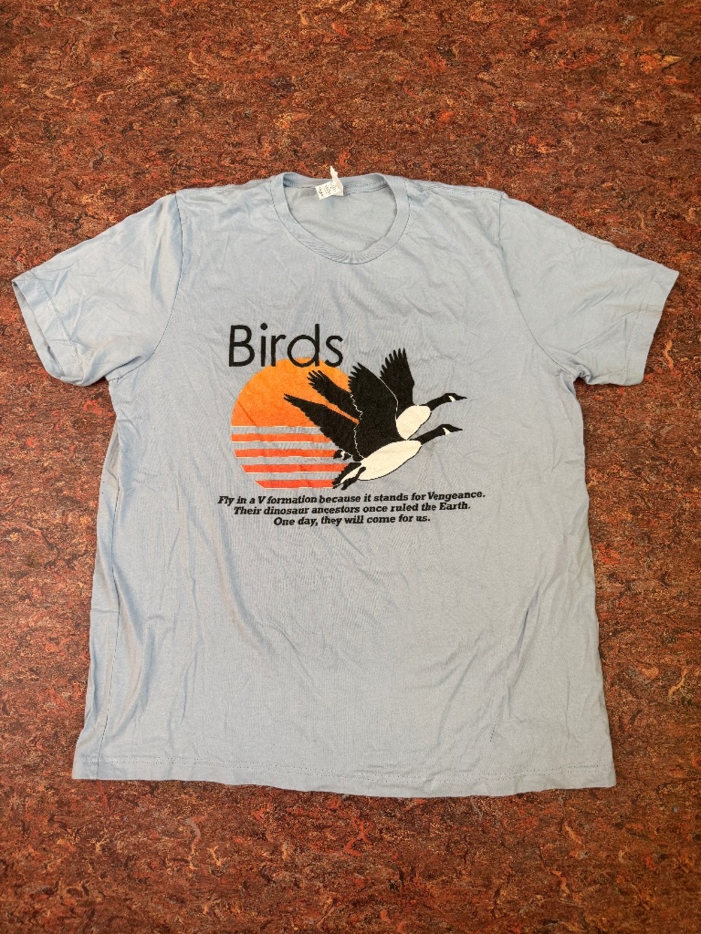 Light Blue Bird Vengeance T Shirt